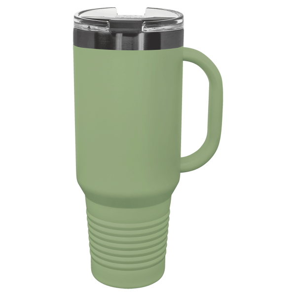40 oz.  SUMMER SAGE TRAVEL MUG-Engraving included. Some exceptions may apply.