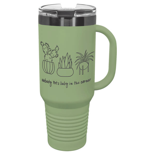 40 oz.  SUMMER SAGE TRAVEL MUG-Engraving included. Some exceptions may apply. - Image 2