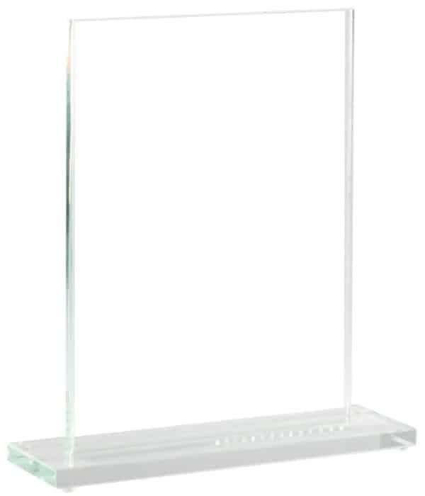 GLASS RECTANGLE AWARD. Engraving included. Some exceptions may apply.