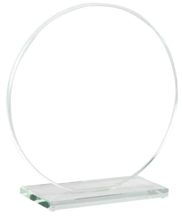 GLASS CIRCLE AWARD. Engraving included. Some exceptions may apply.