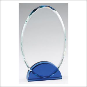 OVAL BLUE DOUBLE ARC. Engraving included. Some exceptions may apply.