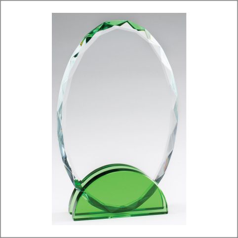 OVAL GREEN DOUBLE ARC. Engraving included. Some exceptions may apply.